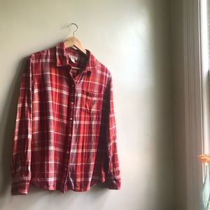 Red Plaid top